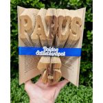 Egyedi 2 soros könyvszobor (rövid szöveggel)