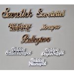 Egyedi 2 soros könyvszobor (rövid szöveggel)