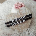 Neves páros karkötő